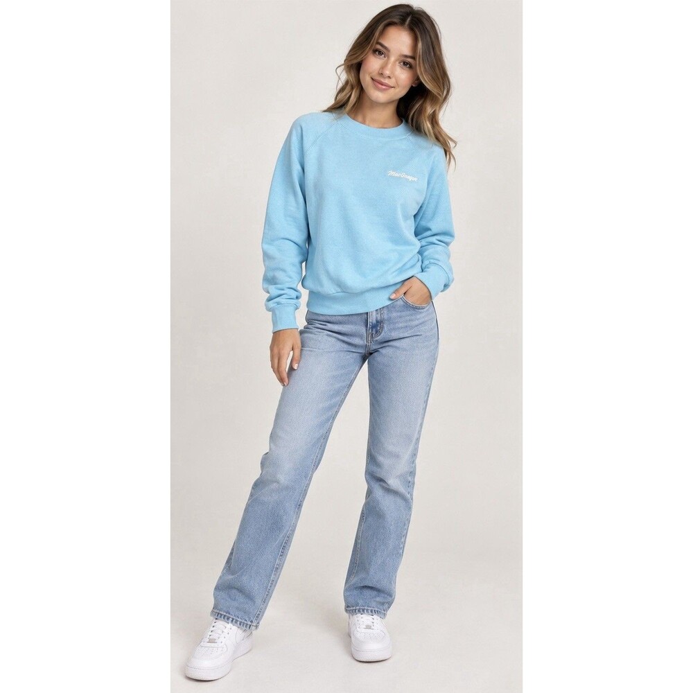 MacGregor Golf Vintage Crewneck Sweatshirt Light Blue Sz YL/Wmn XS